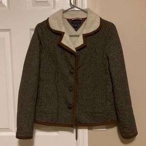 Tommy Hilfiger tweed jacket with Sherpa lining size small